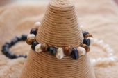 Lotus Feet mixed pearl bracelet